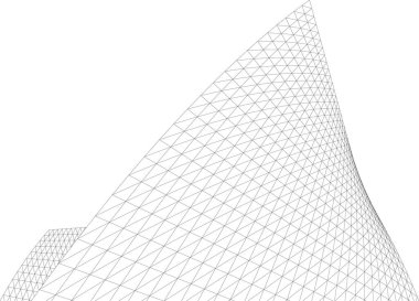 Soyut fütüristik arka plan, bir iş için modern grafik tasarımı, duvar kağıdı gökdelenleri tasarımı, dijital vektör illüstrasyonu. soyut mimari duvar kağıdı