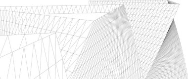 Soyut fütüristik arka plan, bir iş için modern grafik tasarımı, duvar kağıdı gökdelenleri tasarımı, dijital vektör illüstrasyonu. soyut mimari duvar kağıdı