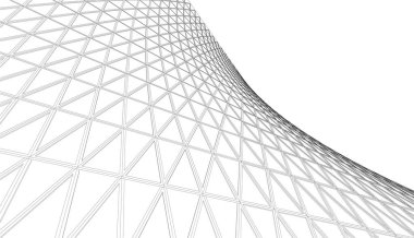 Soyut fütüristik arka plan, bir iş için modern grafik tasarımı, duvar kağıdı gökdelenleri tasarımı, dijital vektör illüstrasyonu. soyut mimari duvar kağıdı
