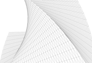 Soyut fütüristik arka plan, bir iş için modern grafik tasarımı, duvar kağıdı gökdelenleri tasarımı, dijital vektör illüstrasyonu. soyut mimari duvar kağıdı