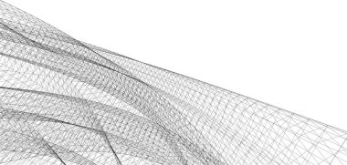 Soyut fütüristik arka plan, bir iş için modern grafik tasarımı, duvar kağıdı gökdelenleri tasarımı, dijital vektör illüstrasyonu. soyut mimari duvar kağıdı