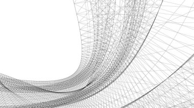 Soyut fütüristik arka plan, bir iş için modern grafik tasarımı, duvar kağıdı gökdelenleri tasarımı, dijital vektör illüstrasyonu. soyut mimari duvar kağıdı