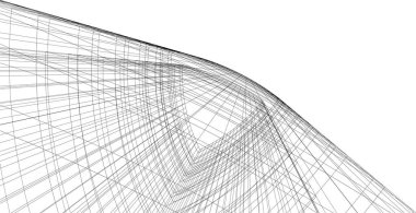 Soyut fütüristik arka plan, bir iş için modern grafik tasarımı, duvar kağıdı gökdelenleri tasarımı, dijital vektör illüstrasyonu. soyut mimari duvar kağıdı