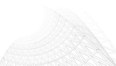 Soyut fütüristik arka plan, bir iş için modern grafik tasarımı, duvar kağıdı gökdelenler tasarımı, dijital illüstrasyon. soyut mimari duvar kağıdı