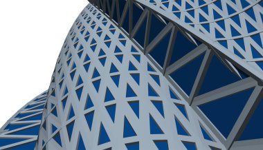 Soyut fütüristik arka plan, bir iş için modern grafik tasarımı, duvar kağıdı gökdelenleri tasarımı, dijital vektör illüstrasyonu. soyut mimari duvar kağıdı