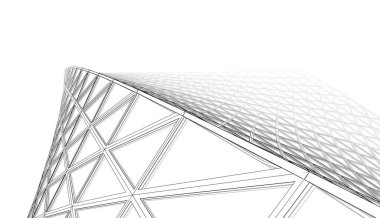 Soyut fütüristik arka plan, bir iş için modern grafik tasarımı, duvar kağıdı gökdelenler tasarımı, dijital illüstrasyon. soyut mimari duvar kağıdı