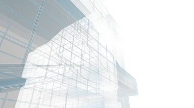 Soyut fütüristik arka plan, bir iş için modern grafik tasarımı, duvar kağıdı gökdelenler tasarımı, dijital illüstrasyon. soyut mimari duvar kağıdı