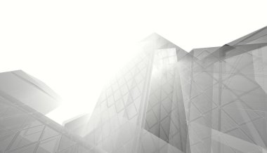 Soyut fütüristik arka plan, bir iş için modern grafik tasarımı, duvar kağıdı gökdelenler tasarımı, dijital illüstrasyon. soyut mimari duvar kağıdı