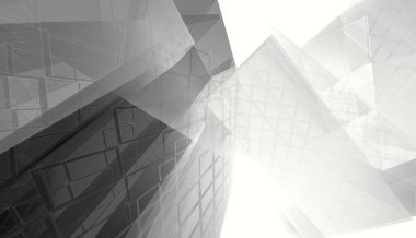 Soyut fütüristik arka plan, bir iş için modern grafik tasarımı, duvar kağıdı gökdelenler tasarımı, dijital illüstrasyon. soyut mimari duvar kağıdı