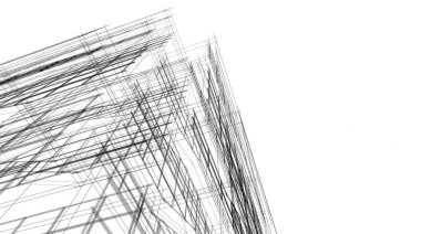Soyut fütüristik arka plan, bir iş için modern grafik tasarımı, duvar kağıdı gökdelenler tasarımı, dijital illüstrasyon. soyut mimari duvar kağıdı