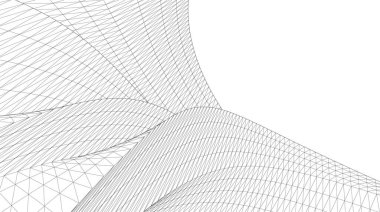 Soyut fütüristik arka plan, bir iş için modern grafik tasarımı, duvar kağıdı gökdelenleri tasarımı, vektör illüstrasyonu. soyut mimari duvar kağıdı