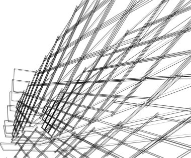 Soyut fütüristik arka plan, bir iş için modern grafik tasarımı, duvar kağıdı gökdelenleri tasarımı, vektör illüstrasyonu. soyut mimari duvar kağıdı