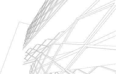 Soyut fütüristik arka plan, bir iş için modern grafik tasarımı, duvar kağıdı gökdelenleri tasarımı, vektör illüstrasyonu. soyut mimari duvar kağıdı