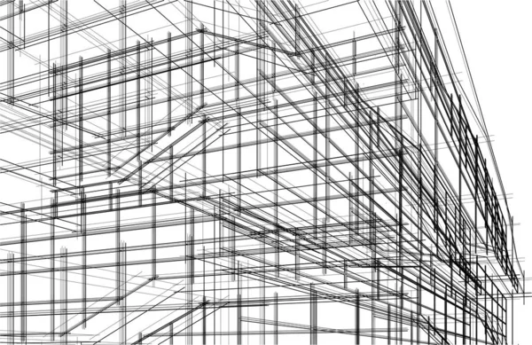 Soyut fütüristik arka plan, bir iş için modern grafik tasarımı, duvar kağıdı gökdelenleri tasarımı, vektör illüstrasyonu. soyut mimari duvar kağıdı