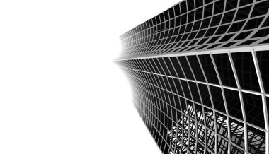 Soyut fütüristik arka plan, bir iş için modern grafik tasarımı, duvar kağıdı gökdelenler tasarımı, illüstrasyon. soyut mimari duvar kağıdı