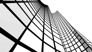 Soyut fütüristik arka plan, bir iş için modern grafik tasarımı, duvar kağıdı gökdelenleri tasarımı, vektör illüstrasyonu. soyut mimari duvar kağıdı