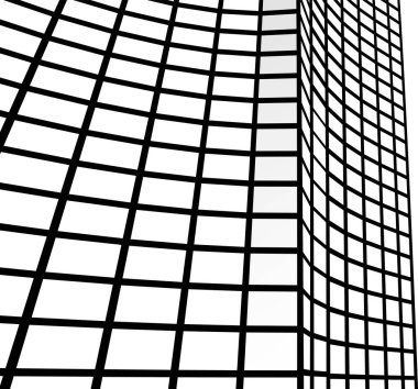 Soyut fütüristik arka plan, bir iş için modern grafik tasarımı, duvar kağıdı gökdelenleri tasarımı, vektör illüstrasyonu. soyut mimari duvar kağıdı