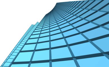 Soyut fütüristik arka plan, bir iş için modern grafik tasarımı, duvar kağıdı gökdelenleri tasarımı, vektör illüstrasyonu. soyut mimari duvar kağıdı