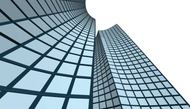 Soyut fütüristik arka plan, bir iş için modern grafik tasarımı, duvar kağıdı gökdelenleri tasarımı, vektör illüstrasyonu. soyut mimari duvar kağıdı