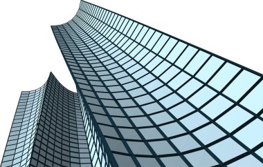 Soyut fütüristik arka plan, bir iş için modern grafik tasarımı, duvar kağıdı gökdelenleri tasarımı, vektör illüstrasyonu. soyut mimari duvar kağıdı