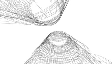 Soyut fütüristik arka plan, bir iş için modern grafik tasarımı, duvar kağıdı gökdelenleri tasarımı, vektör illüstrasyonu. soyut mimari duvar kağıdı