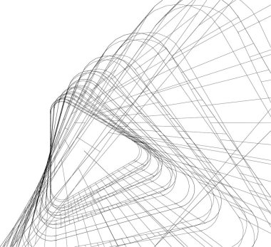Soyut fütüristik arka plan, bir iş için modern grafik tasarımı, duvar kağıdı gökdelenleri tasarımı, vektör illüstrasyonu. soyut mimari duvar kağıdı