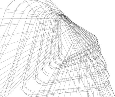 Soyut fütüristik arka plan, bir iş için modern grafik tasarımı, duvar kağıdı gökdelenleri tasarımı, vektör illüstrasyonu. soyut mimari duvar kağıdı