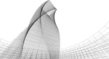 Soyut fütüristik arka plan, bir iş için modern grafik tasarımı, duvar kağıdı gökdelenleri tasarımı, vektör illüstrasyonu. soyut mimari duvar kağıdı