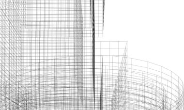 Soyut fütüristik arka plan, bir iş için modern grafik tasarımı, duvar kağıdı gökdelenleri tasarımı, vektör illüstrasyonu. soyut mimari duvar kağıdı