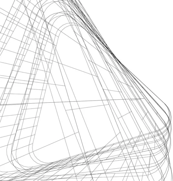 Soyut fütüristik arka plan, bir iş için modern grafik tasarımı, duvar kağıdı gökdelenleri tasarımı, vektör illüstrasyonu. soyut mimari duvar kağıdı