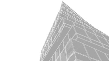 Soyut fütüristik arka plan, bir iş için modern grafik tasarımı, duvar kağıdı gökdelenler tasarımı, illüstrasyon. soyut mimari duvar kağıdı