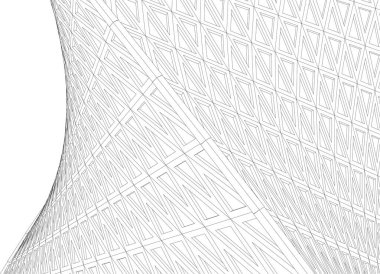 Soyut fütüristik arka plan, bir iş için modern grafik tasarımı, duvar kağıdı gökdelenleri tasarımı, vektör illüstrasyonu. soyut mimari duvar kağıdı