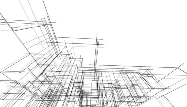 Soyut fütüristik arka plan, bir iş için modern grafik tasarımı, duvar kağıdı gökdelenleri tasarımı, vektör illüstrasyonu. soyut mimari duvar kağıdı