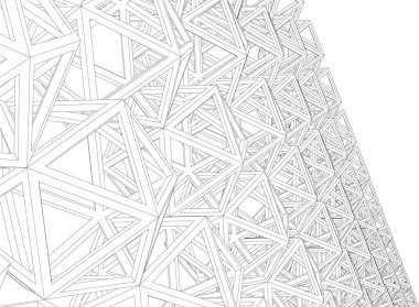 Soyut fütüristik arka plan, bir iş için modern grafik tasarımı, duvar kağıdı gökdelenleri tasarımı, vektör illüstrasyonu. soyut mimari duvar kağıdı