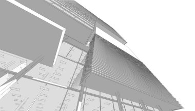 Soyut fütüristik arka plan, bir iş için modern grafik tasarımı, duvar kağıdı gökdelenler tasarımı, illüstrasyon. soyut mimari duvar kağıdı