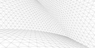  Gelecek perspektifi, soyut mimari duvar kağıdı tasarımı, dijital geometrik konsept arkaplan