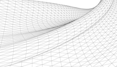  Gelecek perspektifi, soyut mimari duvar kağıdı tasarımı, dijital geometrik konsept arkaplan