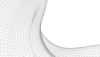  Gelecek perspektifi, soyut mimari duvar kağıdı tasarımı, dijital geometrik konsept arkaplan
