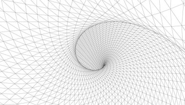  Gelecek perspektifi, soyut mimari duvar kağıdı tasarımı, dijital geometrik konsept arkaplan