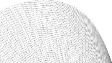  Gelecek perspektifi, soyut mimari duvar kağıdı tasarımı, dijital geometrik konsept arkaplan