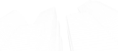 Ev yapımı mimari çizim vektörü illüstrasyonu