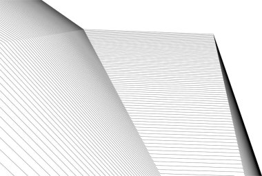  Gelecek perspektifi, soyut mimari duvar kağıdı tasarımı, dijital geometrik konsept arkaplan