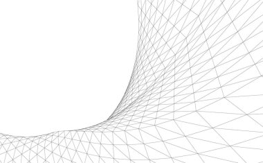  Gelecek perspektifi, soyut mimari duvar kağıdı tasarımı, dijital geometrik konsept arkaplan
