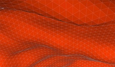 Kırmızı çizgileri olan soyut geometrik arkaplan. vektör