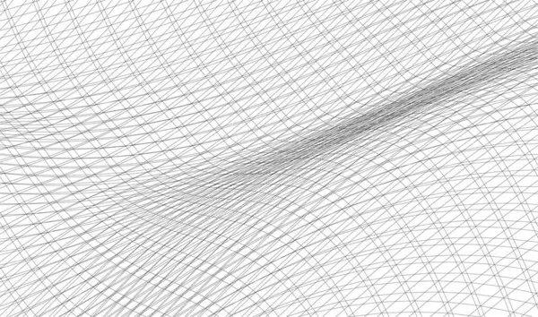 Lignes Géométriques Abstraites Fond Points — Image vectorielle