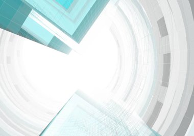 soyut mimari duvar kağıdı gökdelen tasarımı, dijital konsept arkaplan