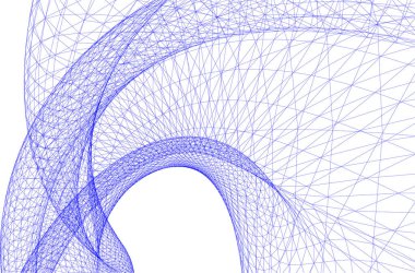 Soyut mavi fütüristik arkaplan, bir iş için modern grafik tasarımı, duvar kağıdı gökdelenler tasarımı, vektör illüstrasyonu. soyut mimari duvar kağıdı