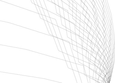 Soyut fütüristik arka plan, bir iş için modern grafik tasarımı, duvar kağıdı gökdelenleri tasarımı, vektör illüstrasyonu. soyut mimari duvar kağıdı