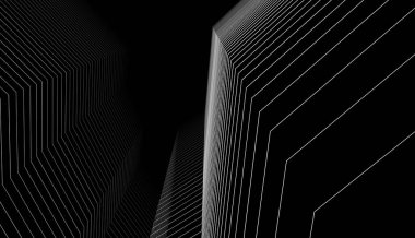 soyut mimari duvar kağıdı gökdelen tasarımı, dijital konsept arkaplan