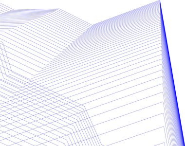  Gelecek perspektifi, soyut mimari duvar kağıdı tasarımı, dijital geometrik konsept arkaplan